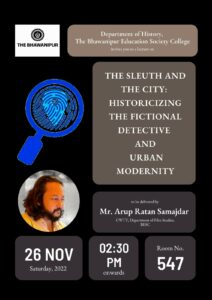 The Sleuth and the City: Historicizing the Fictional Detective and Urban Modernity