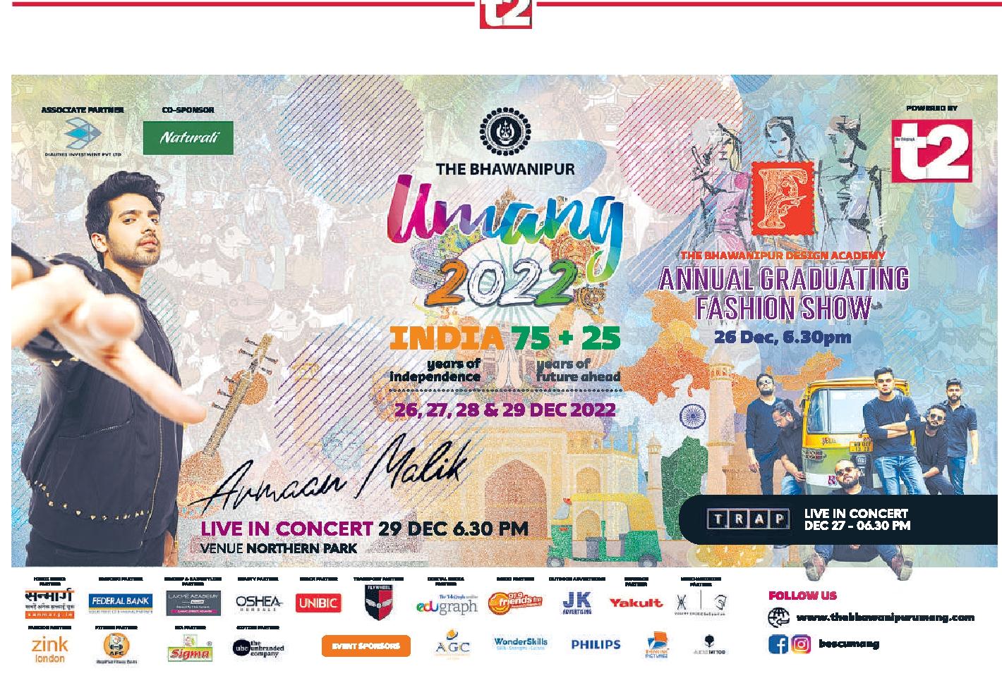 t2 advertisement of Umang 2022 28th dec