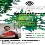 Special Lecture on Environmental Humanities organized for the Postgraduate Students of the Department of English