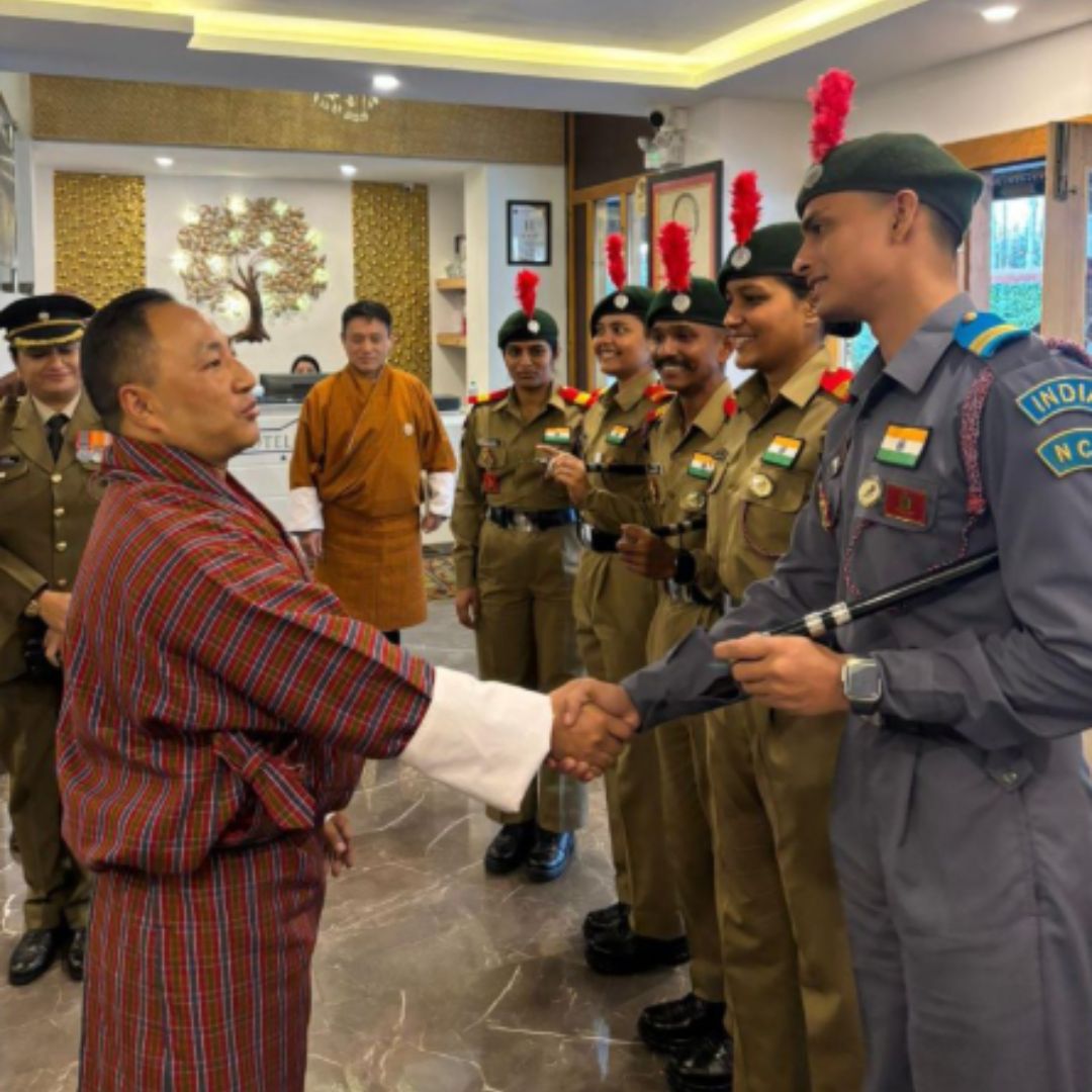 Kolkata Hindi News covers NCC Cadet Bhishmalendu from the Bhawanipur College, who represented India as a Youth Ambassador in the Bhutan Exchange Program 2024.