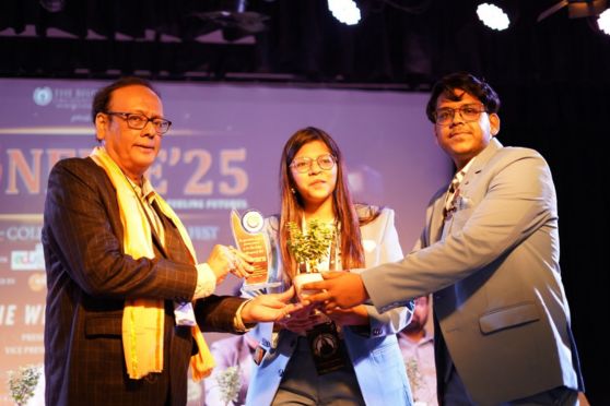The Telegraph featured the BBA Department’s management fest, BONFIRE’25