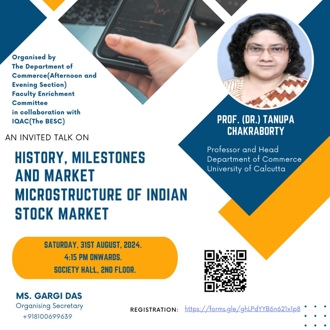 An Invited Talk on History, Milestones and Market Microstructure of Indian Stock Market.