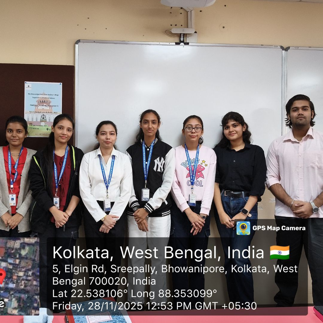 Semester I student's Seminar on 'New Criminal Laws in India, 2023'