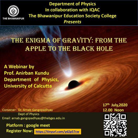 The Enigma of Gravity: From the Apple to the Black Hole