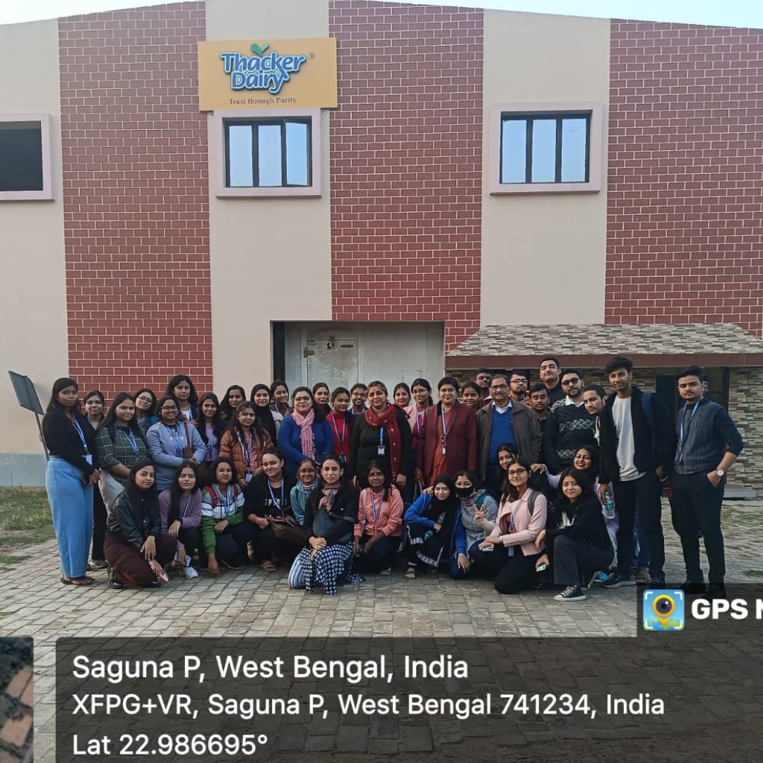 Industry visit to Thacker Dairy (Kalyani Unit)