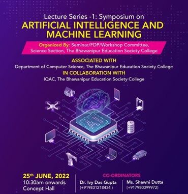 Lecture Series -1 : Symposium on Artificial Intelligence and Machine Learning