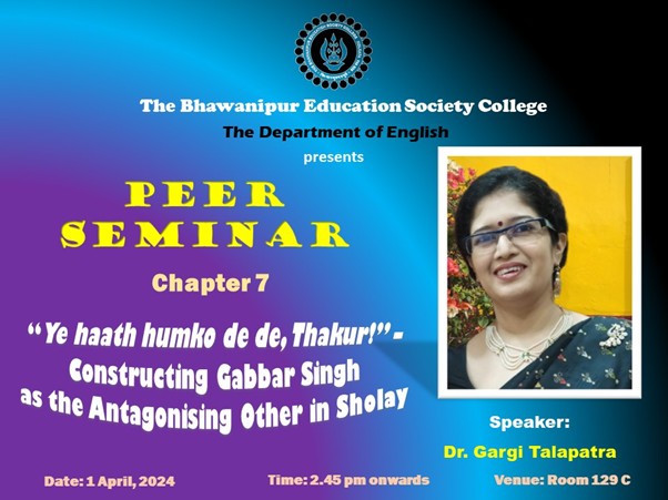 Humku Peer Seminar on “Ye haath humku de de Thakur! – deconstructing Gabbar ...