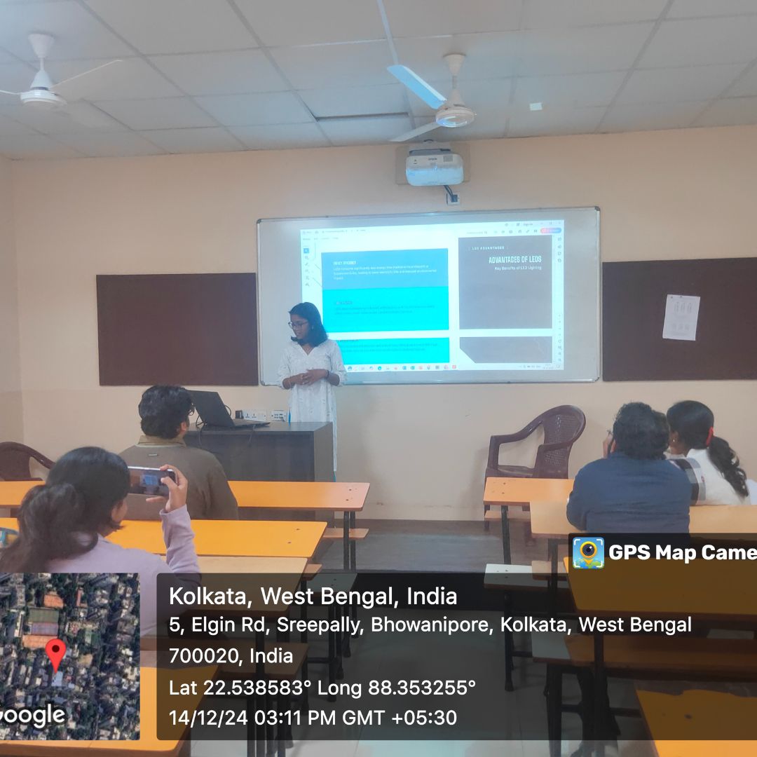 Peer Student Seminar by Electronics Department on Application of Electronics