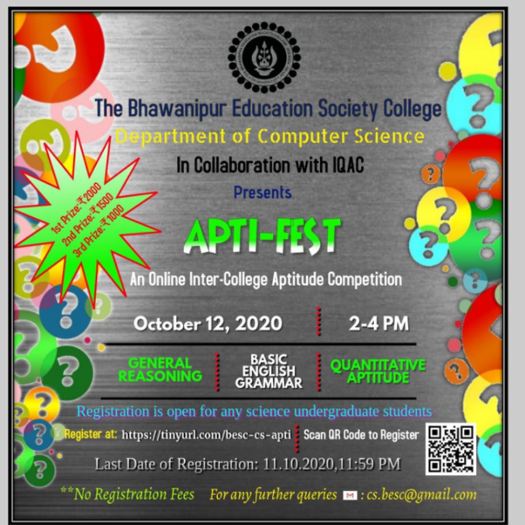 Apti-Fest: Inter-College Aptitude Competition