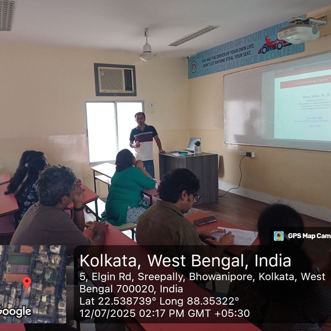 Report on the Invited Talk: Introduction to Fourier Series Department of Mathematics of The Bhawanipur Education Society College