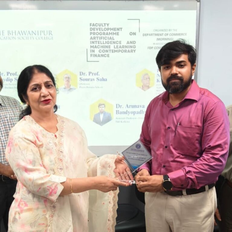 Faculty Development Programme Artificial Intelligence and Machine Learning in Contemporary Finance